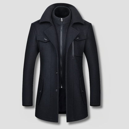Cavalier Wool Peacoat