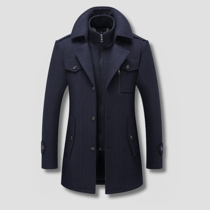 Cavalier Wool Peacoat