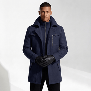 Cavalier Wool Peacoat - Timeless Crafted