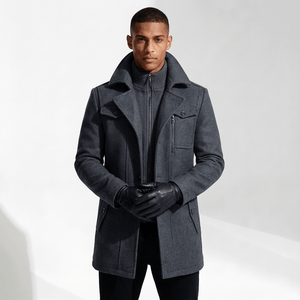 Cavalier Wool Peacoat - Timeless Crafted