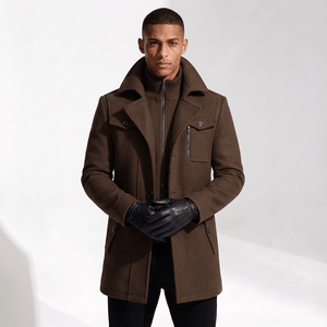 Cavalier Wool Peacoat - Timeless Crafted