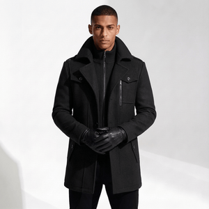 Cavalier Wool Peacoat - Timeless Crafted