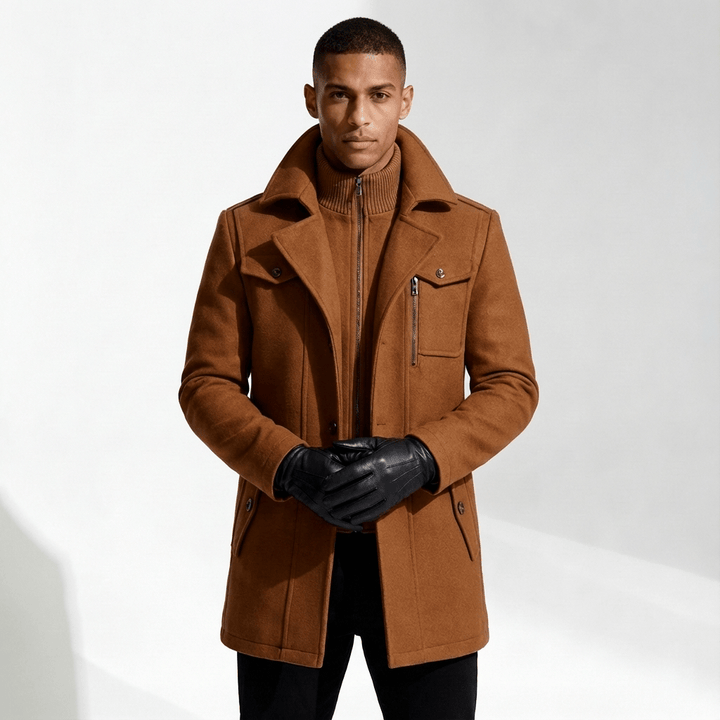 Cavalier Wool Peacoat - Timeless Crafted