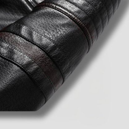 Forge Fleeced Café Racer Moto Jacket - Timeless Crafted