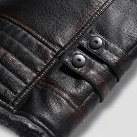 Forge Fleeced Café Racer Moto Jacket - Timeless Crafted