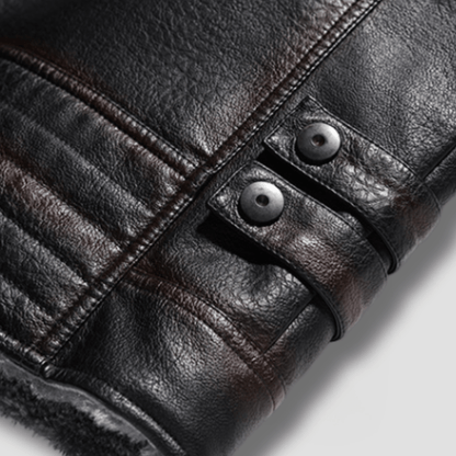 Forge Fleeced Café Racer Moto Jacket - Timeless Crafted