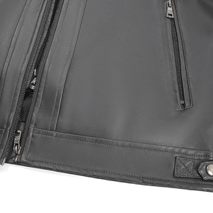 Gridline Hooded Moto Jacket - Timeless Crafted