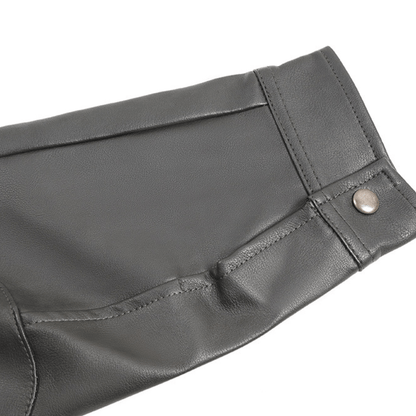 Gridline Hooded Moto Jacket - Timeless Crafted