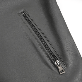 Gridline Hooded Moto Jacket - Timeless Crafted