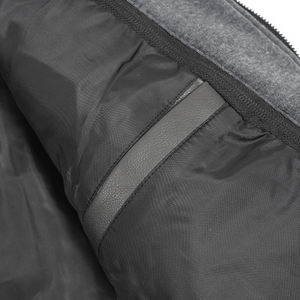 Gridline Hooded Moto Jacket - Timeless Crafted