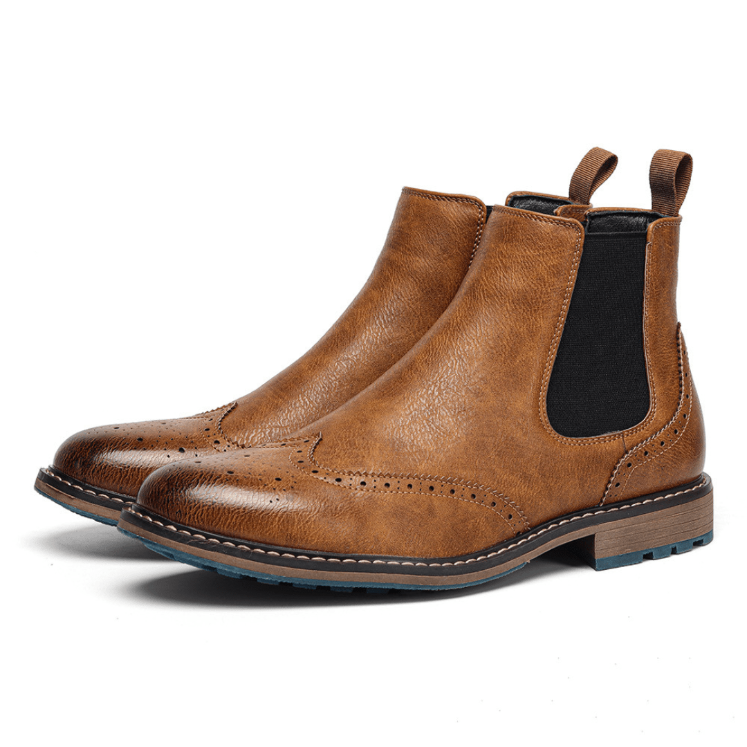 Regent Wingtip Chelsea Boots - Timeless Crafted