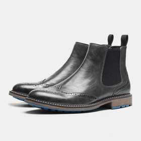 Regent Wingtip Chelsea Boots - Timeless Crafted