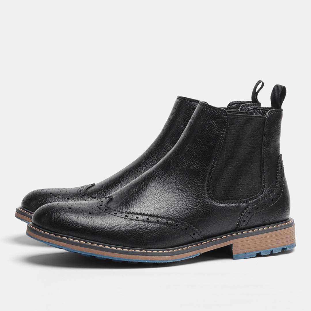Regent Wingtip Chelsea Boots - Timeless Crafted