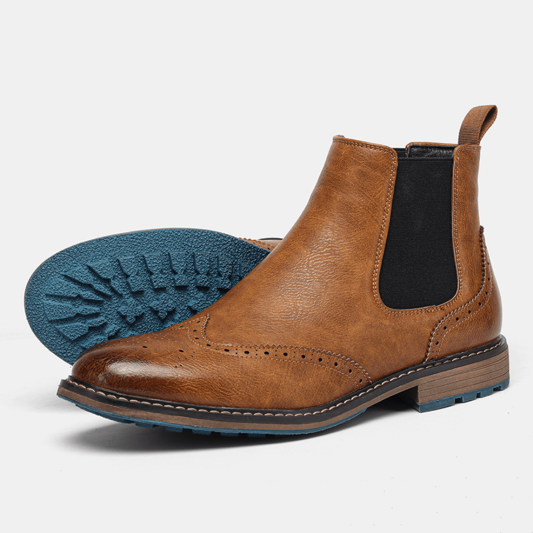 Regent Wingtip Chelsea Boots - Timeless Crafted