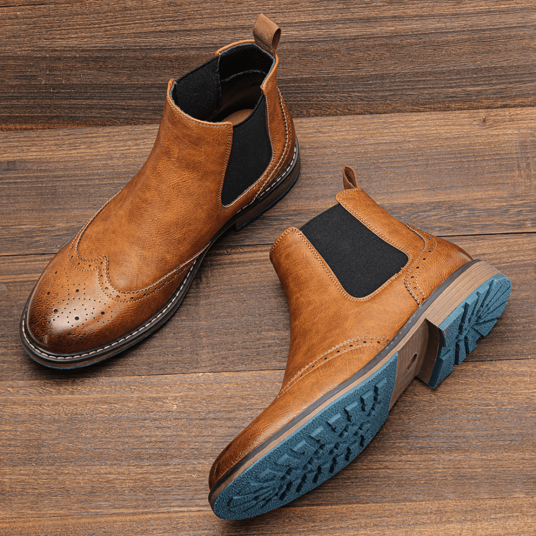 Regent Wingtip Chelsea Boots - Timeless Crafted