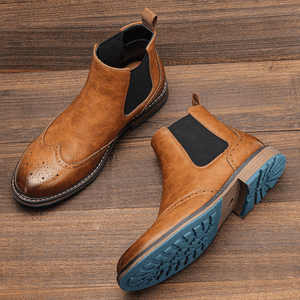 Regent Wingtip Chelsea Boots - Timeless Crafted