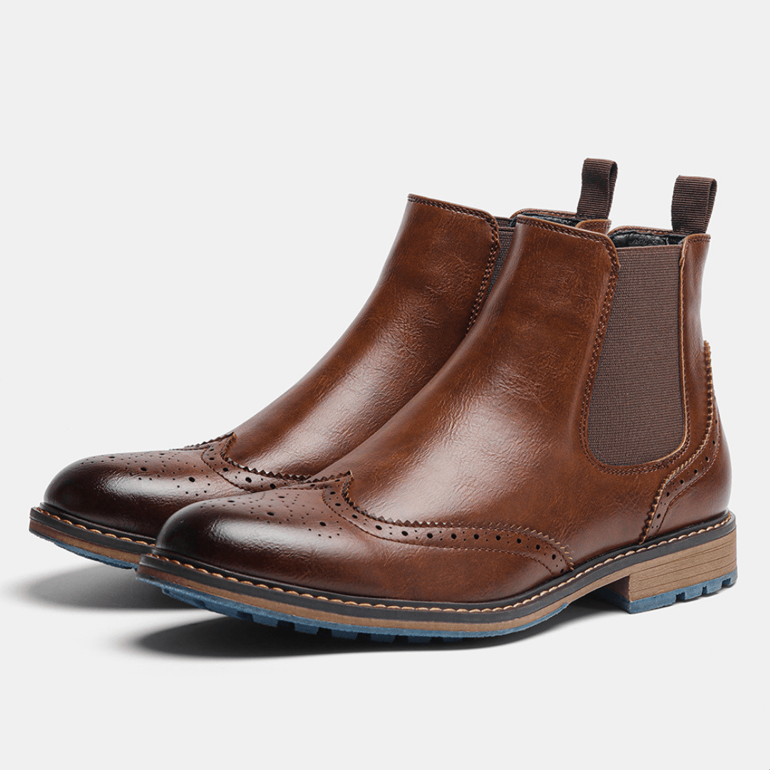Regent Wingtip Chelsea Boots - Timeless Crafted