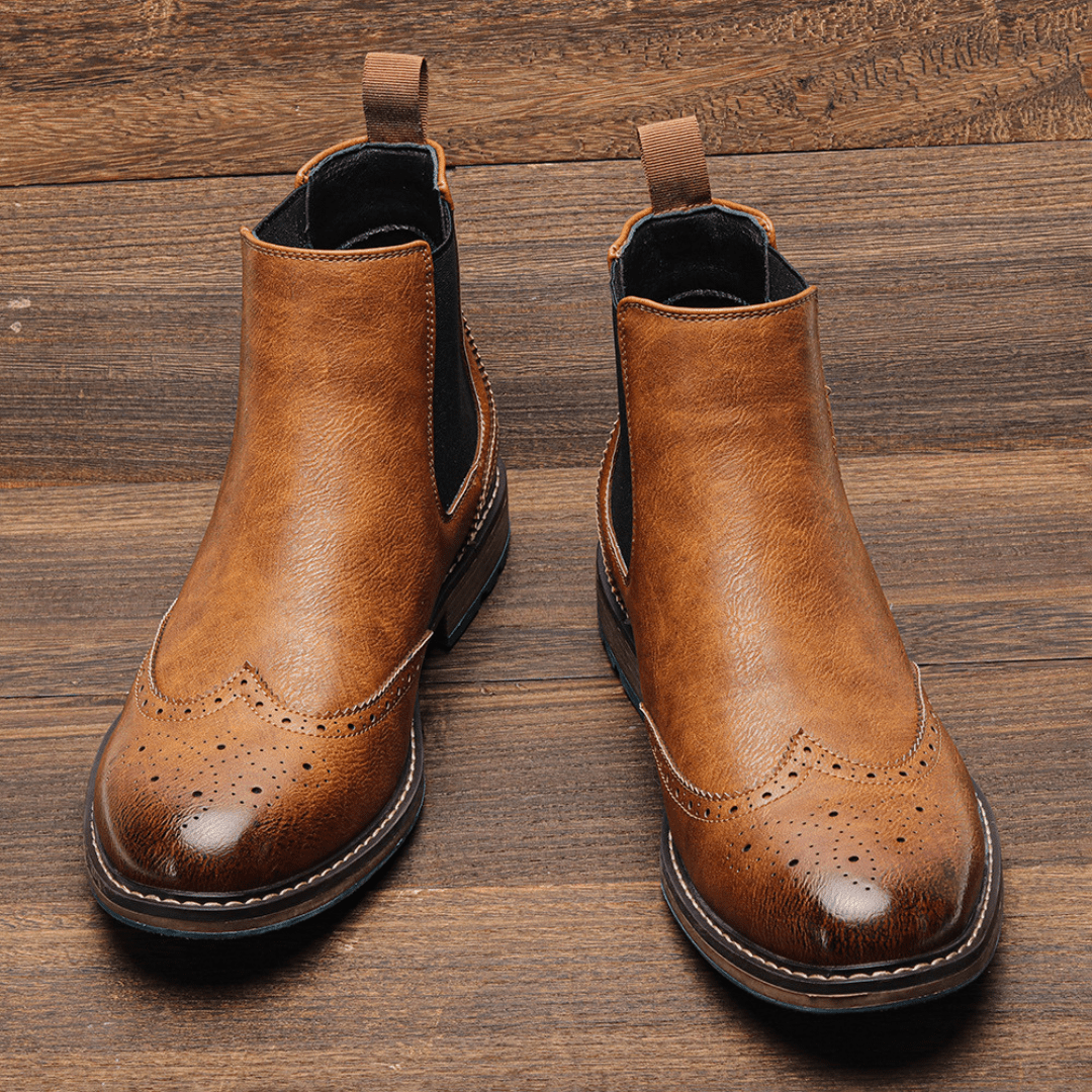 Regent Wingtip Chelsea Boots - Timeless Crafted