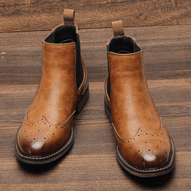 Regent Wingtip Chelsea Boots - Timeless Crafted