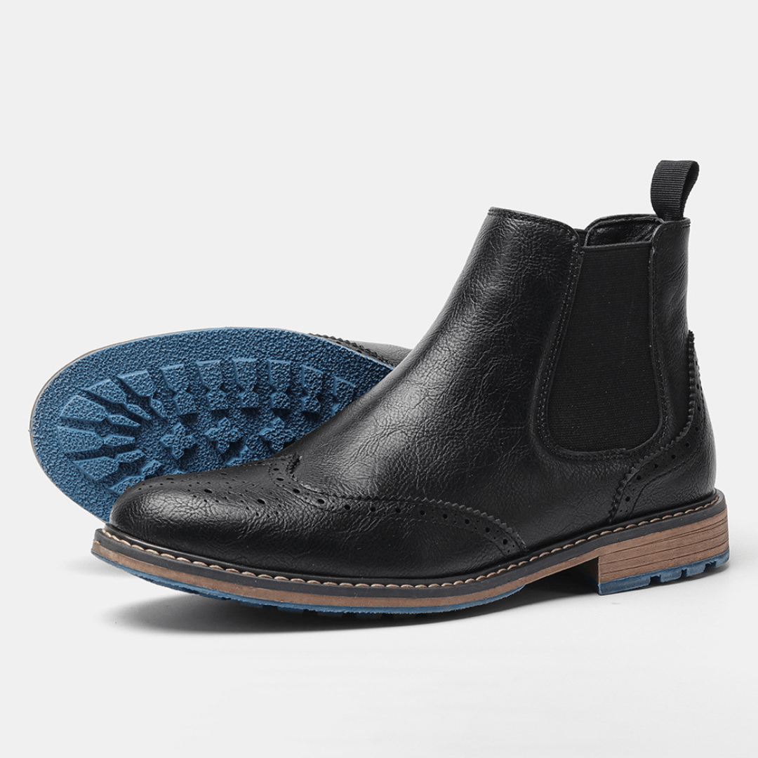 Regent Wingtip Chelsea Boots - Timeless Crafted