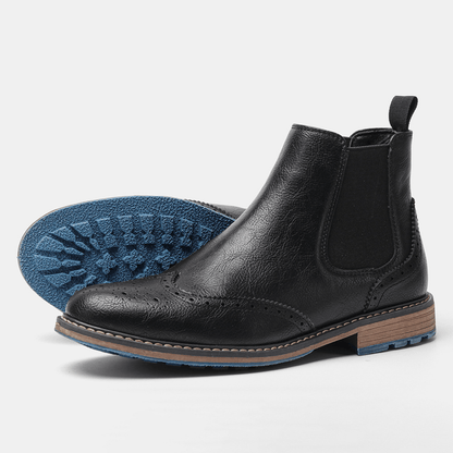 Regent Wingtip Chelsea Boots - Timeless Crafted