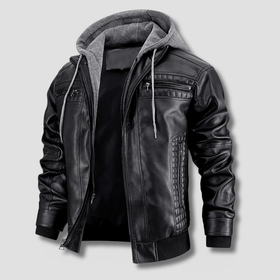 Rogue Hooded Moto Jacket - Timeless Crafted