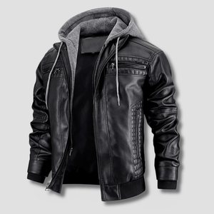 Rogue Hooded Moto Jacket - Timeless Crafted