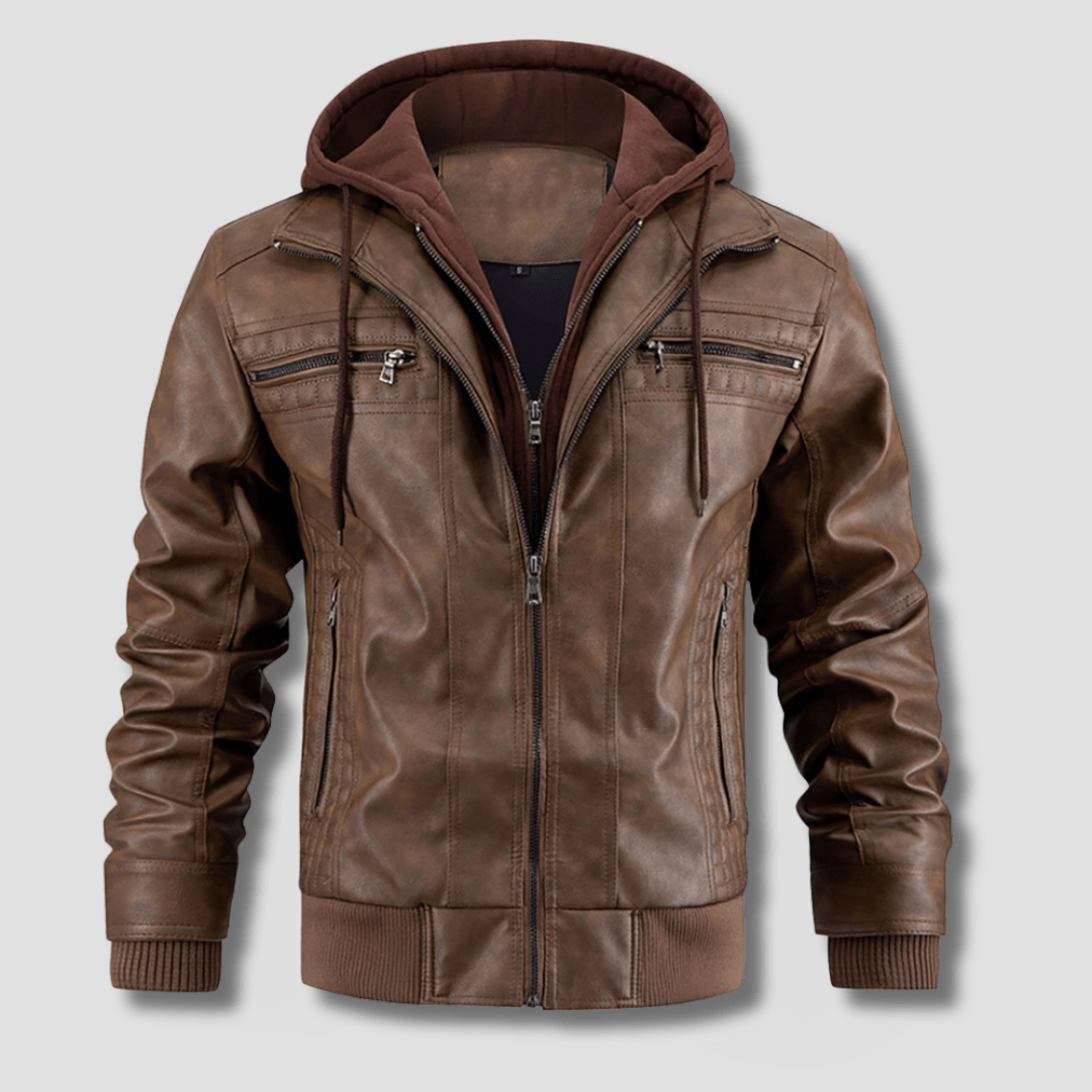 Rogue Hooded Moto Jacket - Timeless Crafted