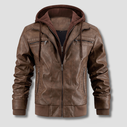 Rogue Hooded Moto Jacket - Timeless Crafted