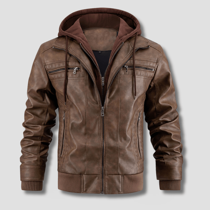 Rogue Hooded Moto Jacket - Timeless Crafted