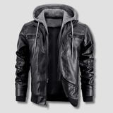 Rogue Hooded Moto Jacket - Timeless Crafted