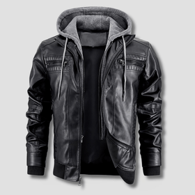 Rogue Hooded Moto Jacket - Timeless Crafted