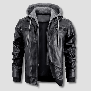 Rogue Hooded Moto Jacket - Timeless Crafted