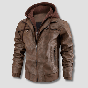 Rogue Hooded Moto Jacket - Timeless Crafted