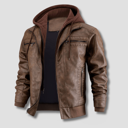 Rogue Hooded Moto Jacket - Timeless Crafted