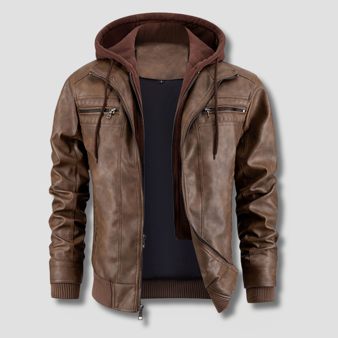 Rogue Hooded Moto Jacket - Timeless Crafted