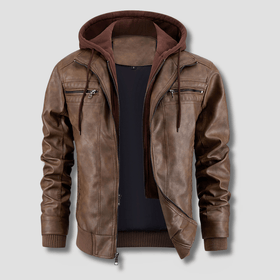 Rogue Hooded Moto Jacket - Timeless Crafted