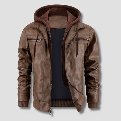 Rogue Hooded Moto Jacket - Timeless Crafted