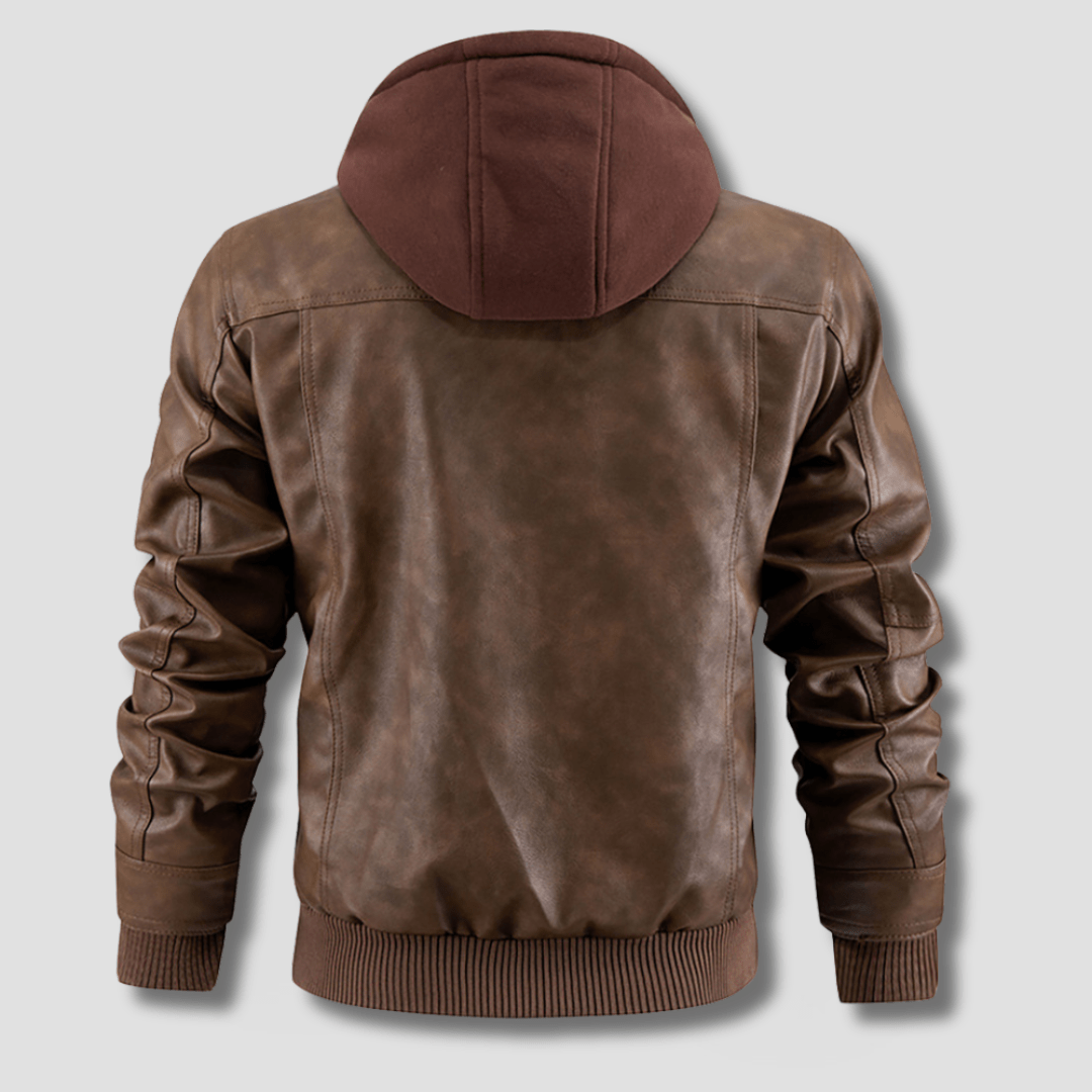 Rogue Hooded Moto Jacket - Timeless Crafted