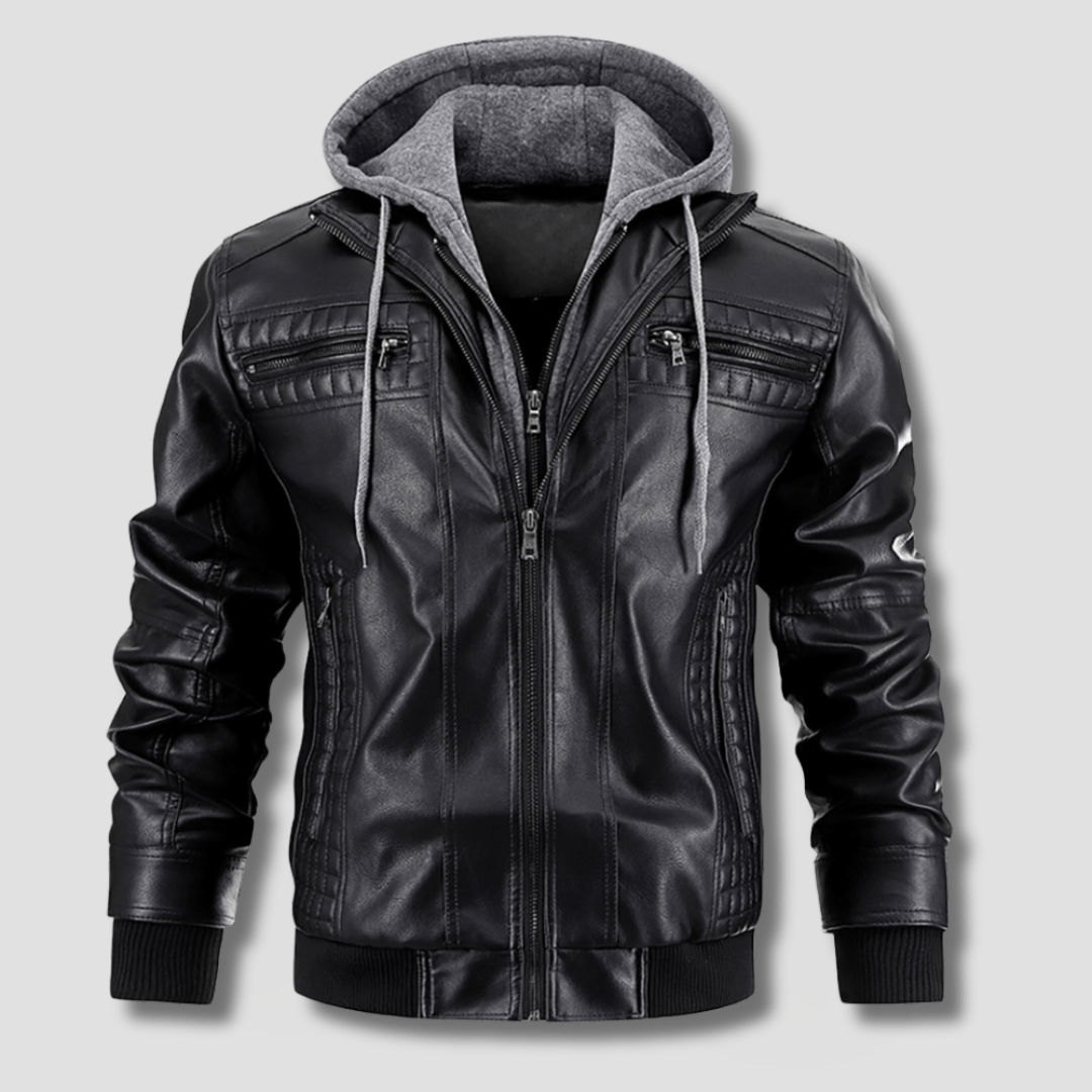 Rogue Hooded Moto Jacket - Timeless Crafted