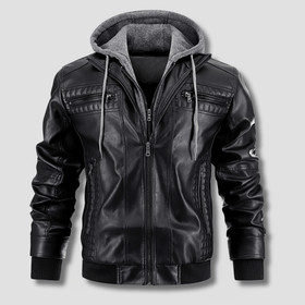 Rogue Hooded Moto Jacket - Timeless Crafted