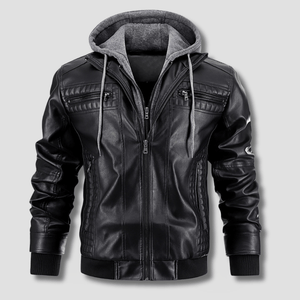 Rogue Hooded Moto Jacket - Timeless Crafted