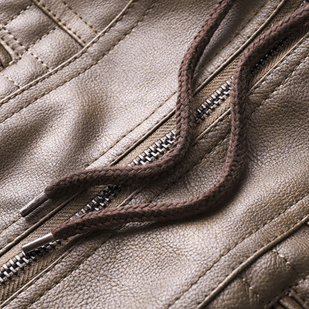 Rogue Hooded Moto Jacket - Timeless Crafted