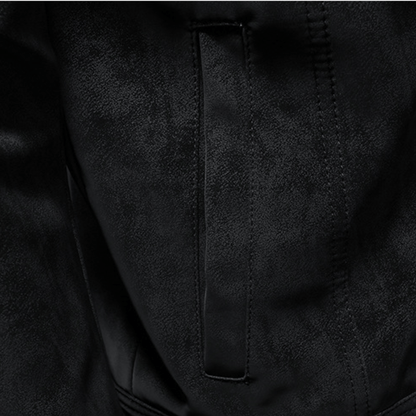 Sable Faux Suede Trucker Jacket - Timeless Crafted