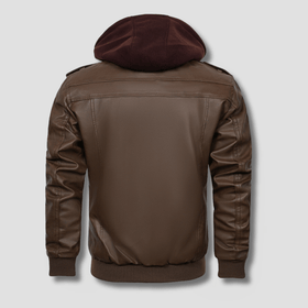 Sentinel Hooded Moto Jacket - Timeless Crafted