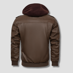Sentinel Hooded Moto Jacket - Timeless Crafted