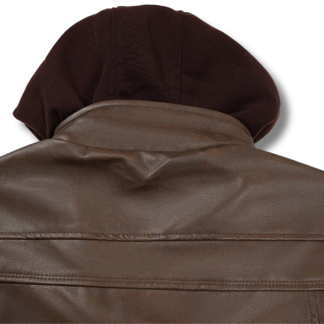 Sentinel Hooded Moto Jacket - Timeless Crafted