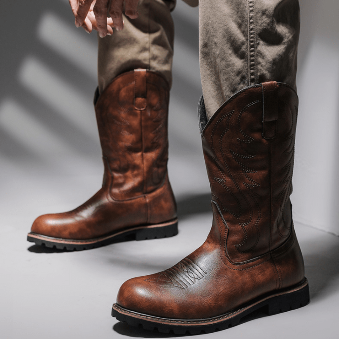 The Bronco Men's Cowboy Boots - Timeless