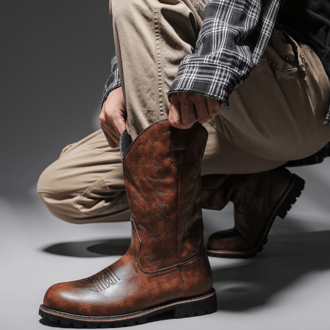 The Bronco Men's Cowboy Boots - Timeless
